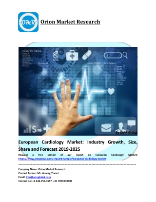 European Cardiology Market Size, Share, Industry Trends And  Forecast By 20