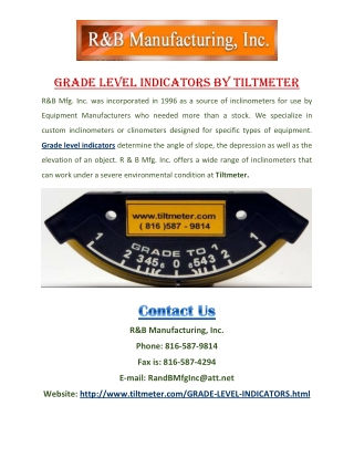 Grading indicators