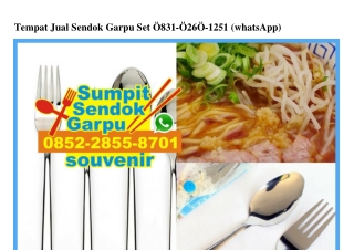 Tempat Jual Sendok Garpu Set Ô831.Ô26Ô.1251[wa]