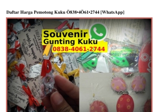 Daftar Harga Pemotong Kuku 0838 4061 2744[wa]