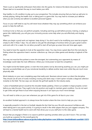Want To Find Out Football? Start With These Pointers