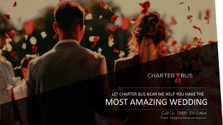 Let Charter Bus Near Me Help You Have The Most Amazing Wedding