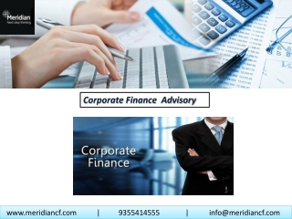 corporate finance advisory