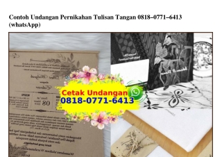 Contoh Undangan Pernikahan Tulisan Tangan Ô818_Ô771_6413[wa]