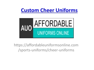 Custom Cheer Uniforms