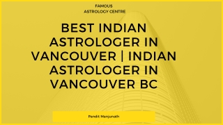 Best Indian Astrologer in Vancouver | Indian Astrologer in Vancouver bc