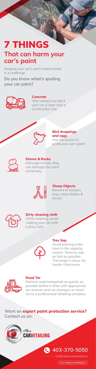 5 Things That Can Harm Your Car’s Paint