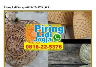 Piring Lidi Kelapa Ö818~22~5376[wa]