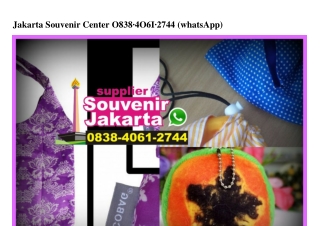 Jakarta Souvenir Center Ö8384Ö612744[wa]