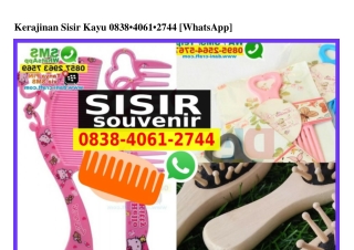 Kerajinan Sisir Kayu Ö838 4Ö6I 2744[wa]