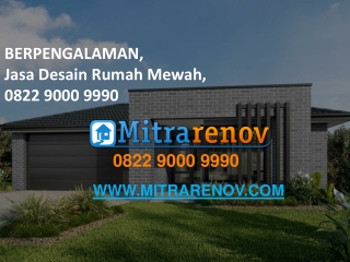 TERBAIK, Jasa Desain Rumah Mewah, 0822 9000 9990