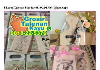 Ukuran Talenan Standar Ô818225376[wa]