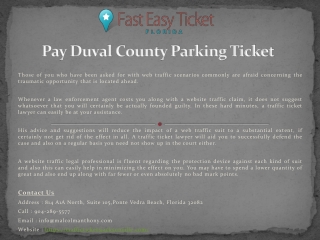 Pay Duval County Parking Ticket