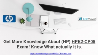 Apply These 9 Secret Techniques To Improve HPE2-CP05 Practice Test