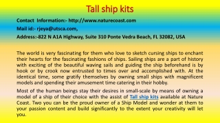 Remarkable Website - TALL SHIP KITS Will Help You Get There