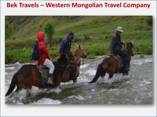 Bek Travels – Western Mongolian Travel Company
