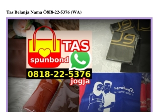 Tas Belanja Nama 08I8–22–5376[wa]