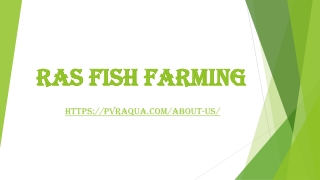 RAS Fish Farming