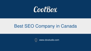 Best SEO Company in Canada - CoolBox