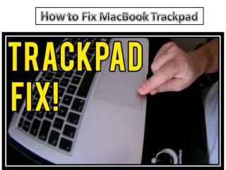 How to Fix MacBook Trackpad