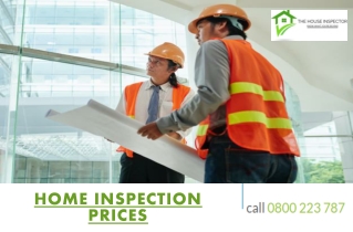 Home Inspection Prices