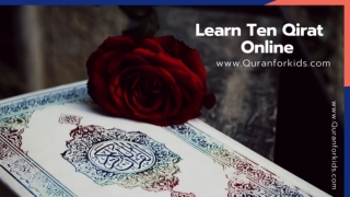 Learn Ten Qirats Online