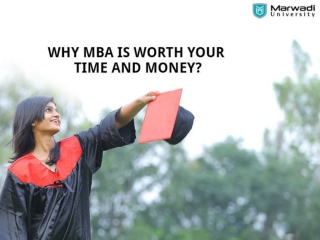 ROI of MBA - Marwadi University