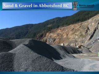 Sand & Gravel in Abbotsford BC