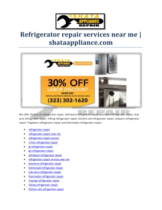 Kitchen aid refrigerator repair