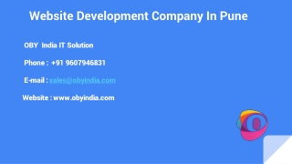 CMS Website Devlopment Company in pune-OBY India It Solution