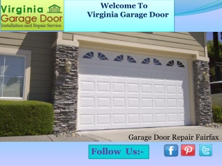 Garage Door Repair Services in Fairfax