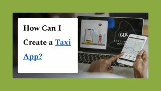 How can I create a taxi app?