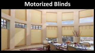 Motorized Blinds In Dubai