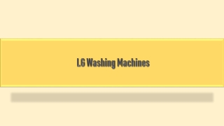 Get Best Deals on LG Washing Machines Online at Bajaj Finserv EMI Store
