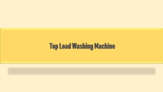 Buy Top Load Washing Machine Online at Best Prices on Bajaj Finserv EMI Store.