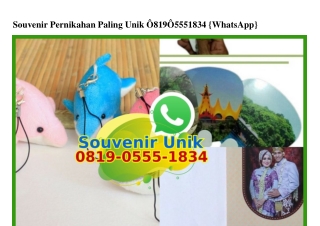 Souvenir Pernikahan Paling Unik Ö8I9 Ö555 I834[wa]