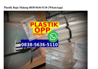 Plastik Baju Malang 0838-5636-5II0[wa]