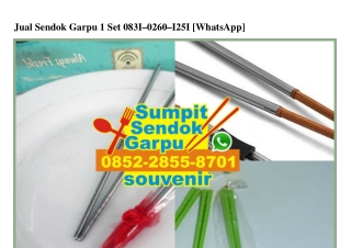 Jual Sendok Garpu 1 Set 083102601251[wa]