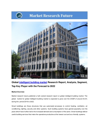 intelligent building market