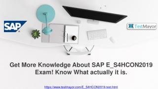 Apply These 9 Secret Techniques To Improve E_S4HCON2019 Practice Test