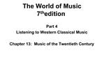 The World of Music 7th edition