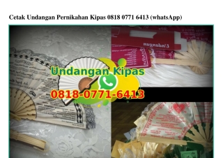 Cetak Undangan Pernikahan Kipas 0818~0771~6413[wa]