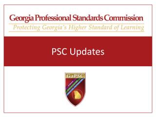 PSC Updates