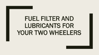 Industrial Lubricants