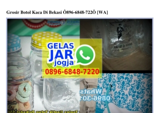 Grosir Botol Kaca Di Bekasi Ö896.6848.722Ö[wa]