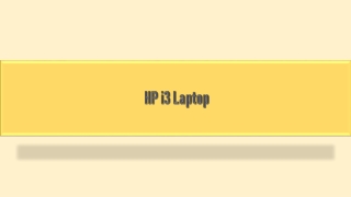 HP i3 Laptop - Best Offers on HP i3 Processor Laptops online