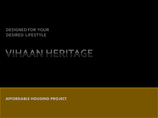 vihaan heritage flats