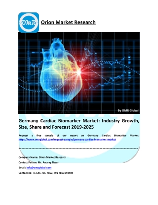Germany Cardiac Biomarker Market: Industry Growth, Size, Share and Forecast 2019-2025