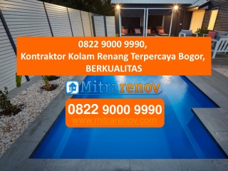 TERBAIK, Jasa Kontraktor Kolam Renang Bogor, 0822 9000 9990