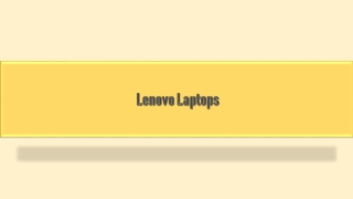Lenovo Laptops- Best Offers on Lenovo Laptops Online.